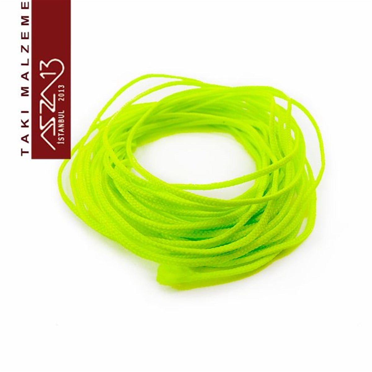 Neon Yeşil 0,8 mm Kalınlıkta Paraşüt İpi / 5 Metre