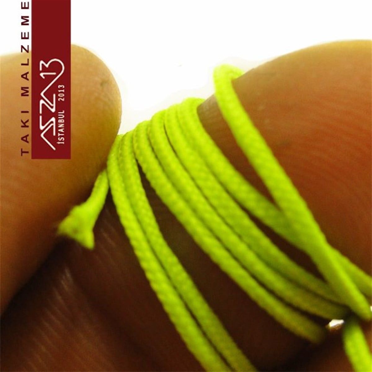 Neon Yeşil 0,8 mm Kalınlıkta Paraşüt İpi / 5 Metre