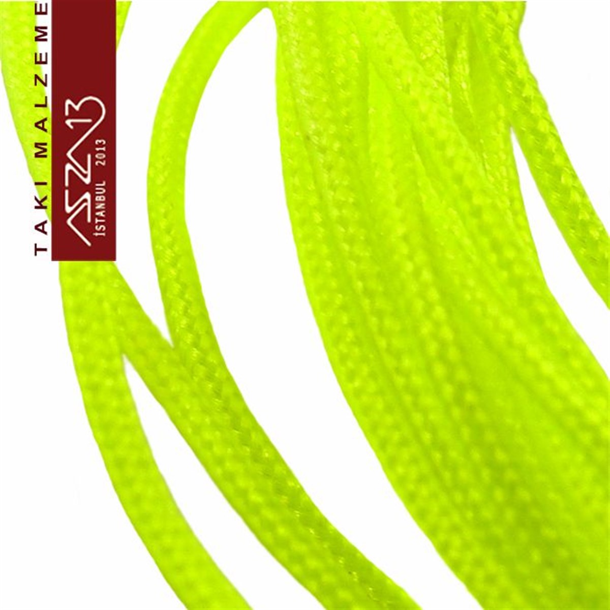 Neon Yeşil 0,8 mm Kalınlıkta Paraşüt İpi / 5 Metre