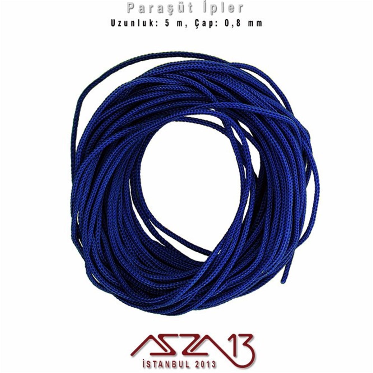 Royal Mavi 0,8 mm Kalınlıkta Paraşüt İpi / 5 Metre