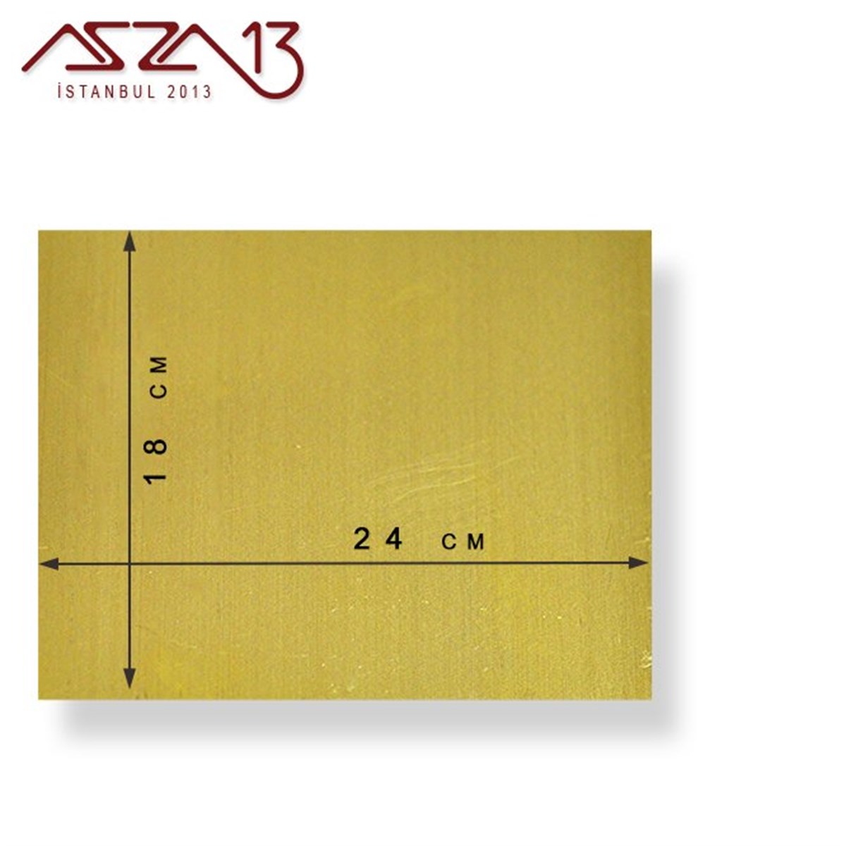 0.15 mm Pirinç Folyo (180 mm x 240 mm)