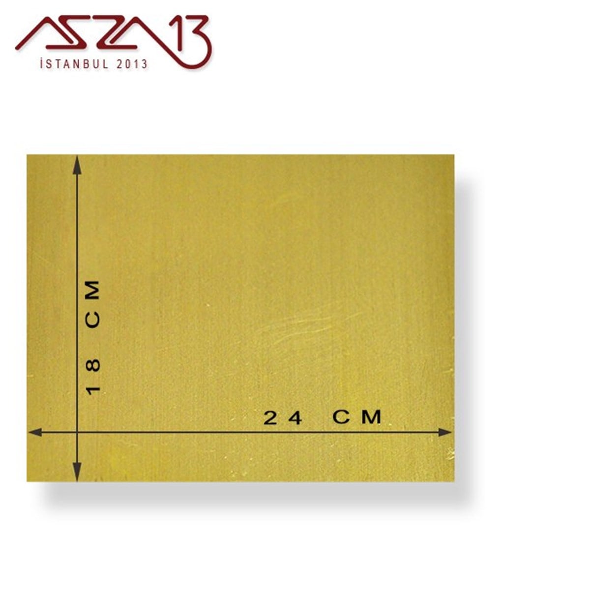 0.2 mm Pirinç Folyo (180 mm x 240 mm)