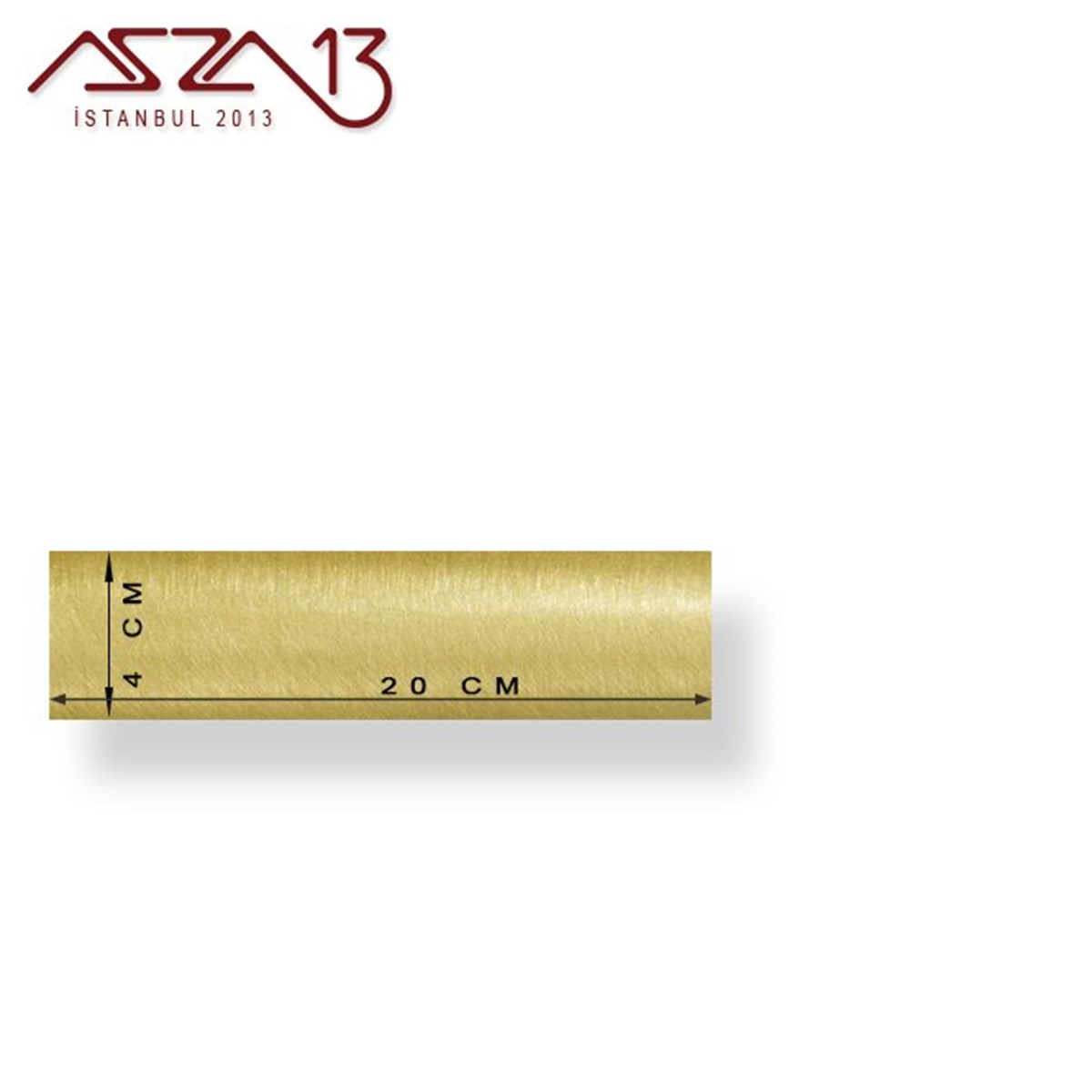 0.5 mm Pirinç Şerit (40 mm x 200 mm)