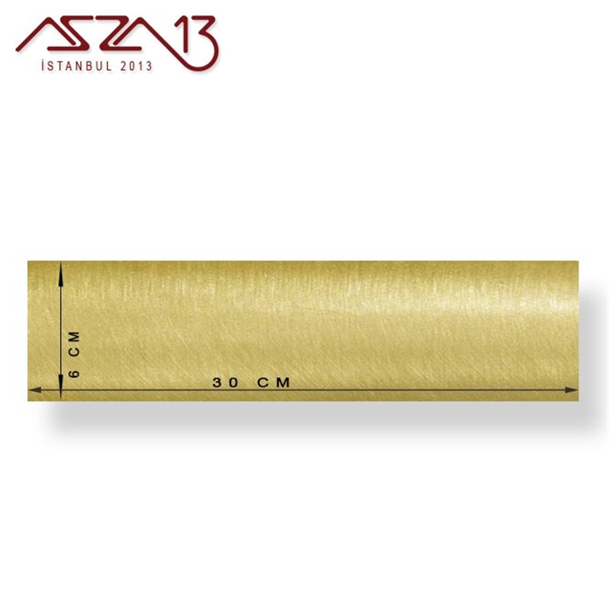 1.0 mm Pirinç Şerit (60 mm x 300 mm)