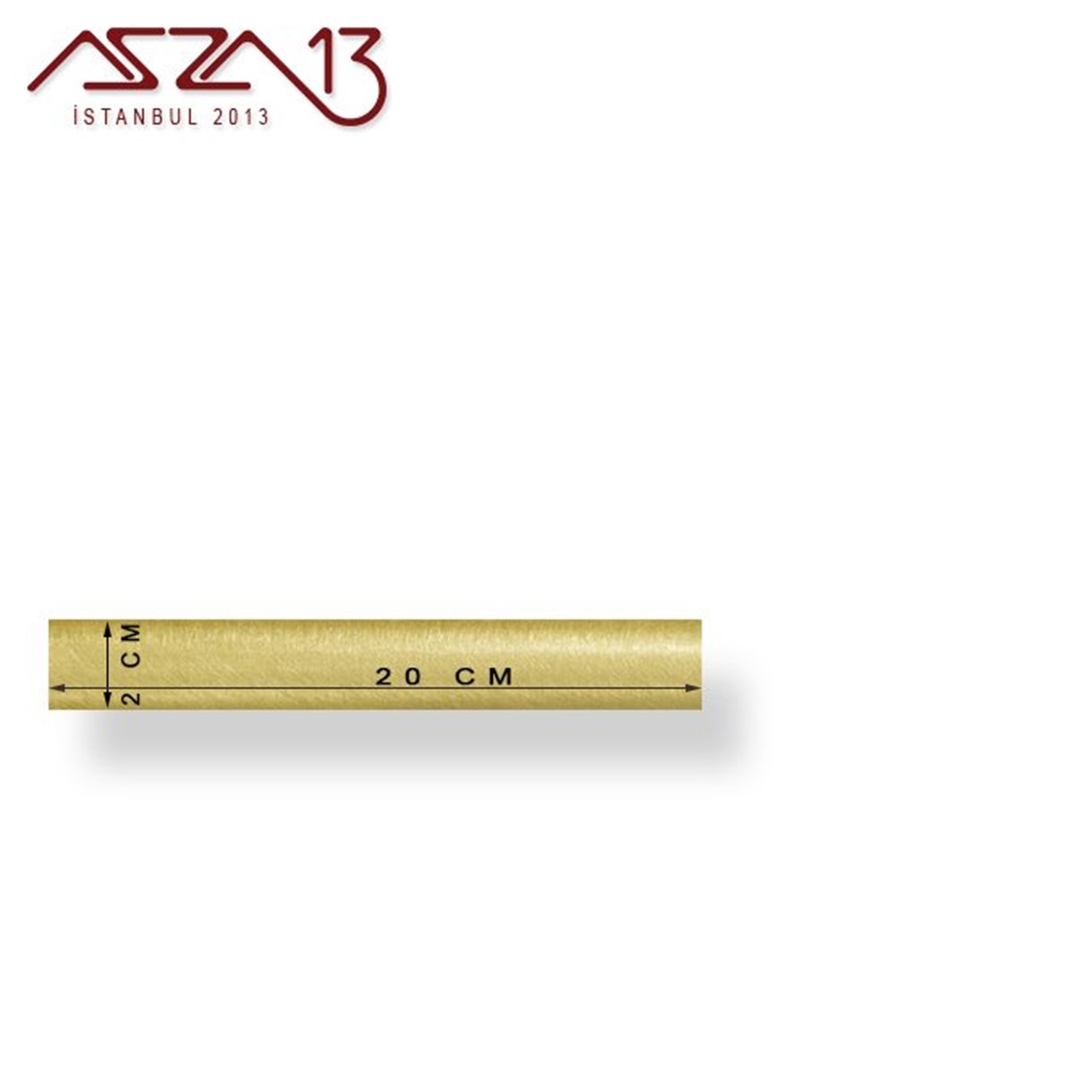 0.6 mm Pirinç Şerit (20 mm x 200 mm)