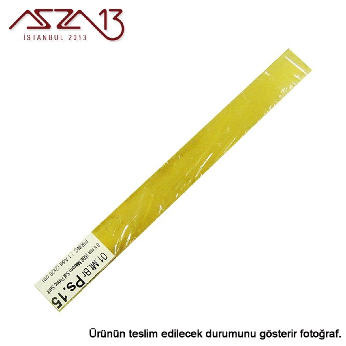 0.6 mm Pirinç Şerit (20 mm x 200 mm)