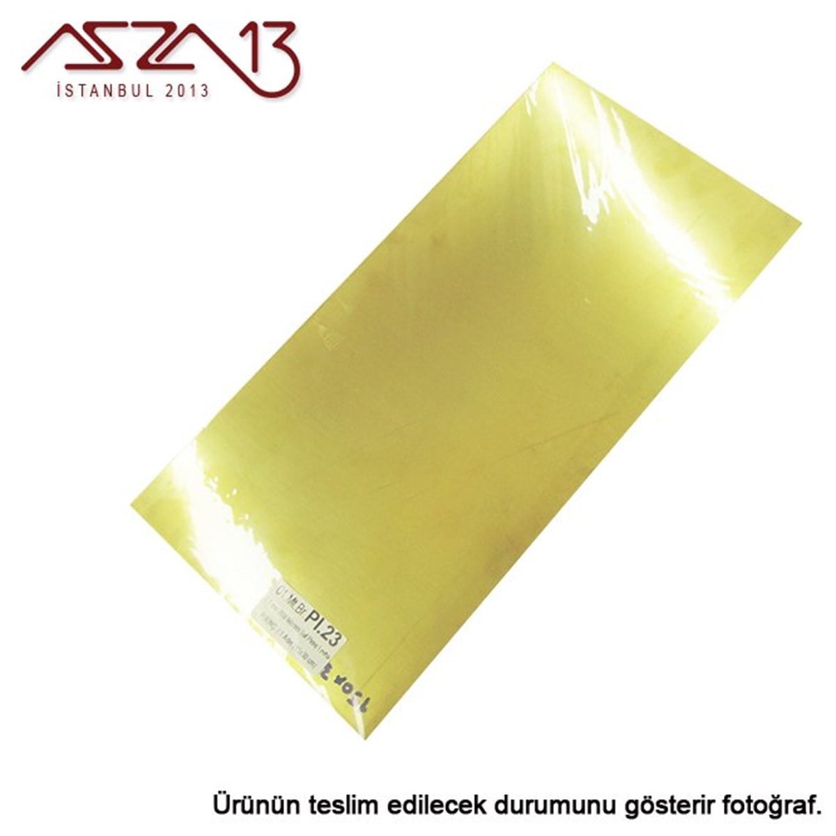 0.8 mm Pirinç Levha (150 mm x 300 mm)