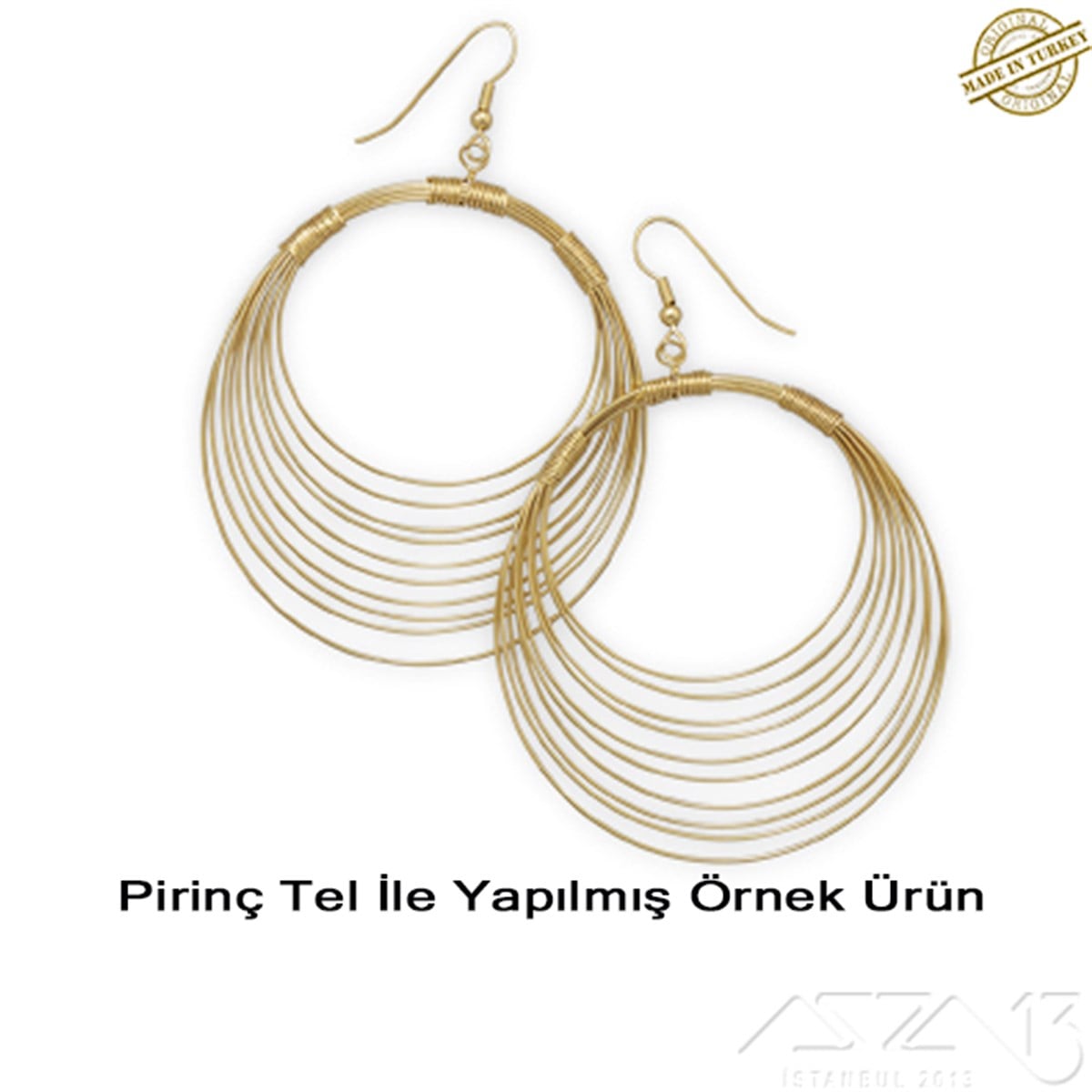 Pirinç Yuvarlak Tel / 1,0 mm / 3 Metre
