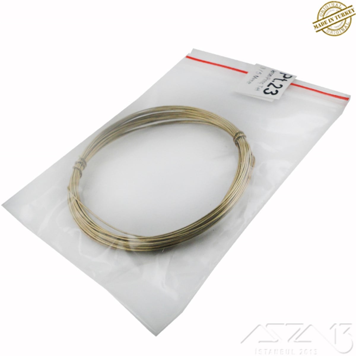 Pirinç Yuvarlak Tel / 0.5 mm / 5 Metre