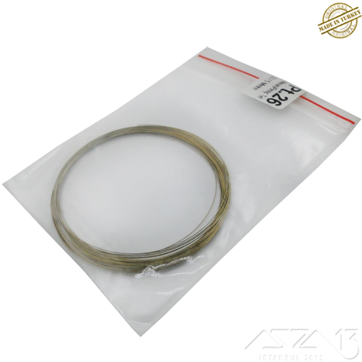 Pirinç Yuvarlak Tel / 0.25 mm / 5 Metre