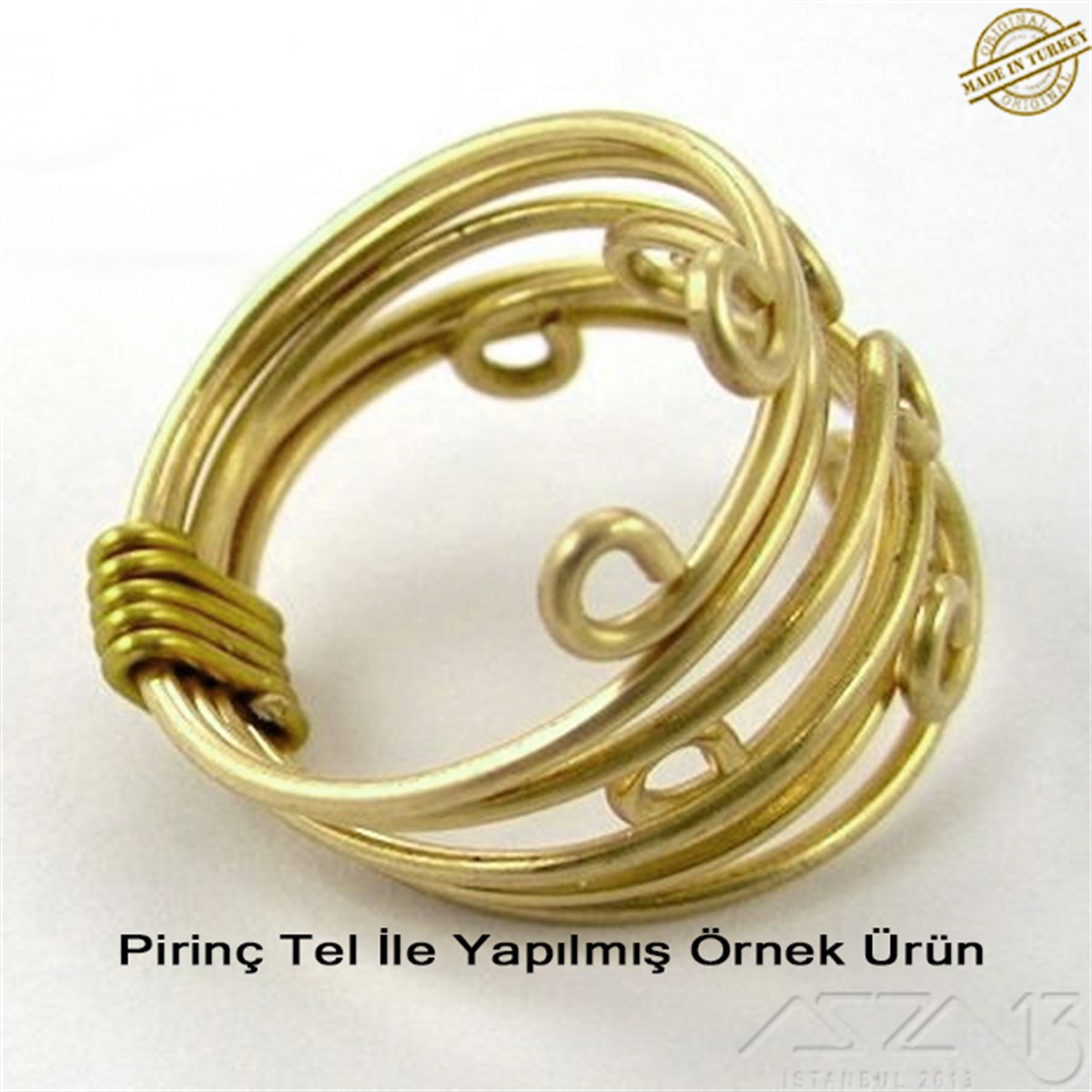Pirinç Yuvarlak Tel / 3,0 mm / 1 Metre