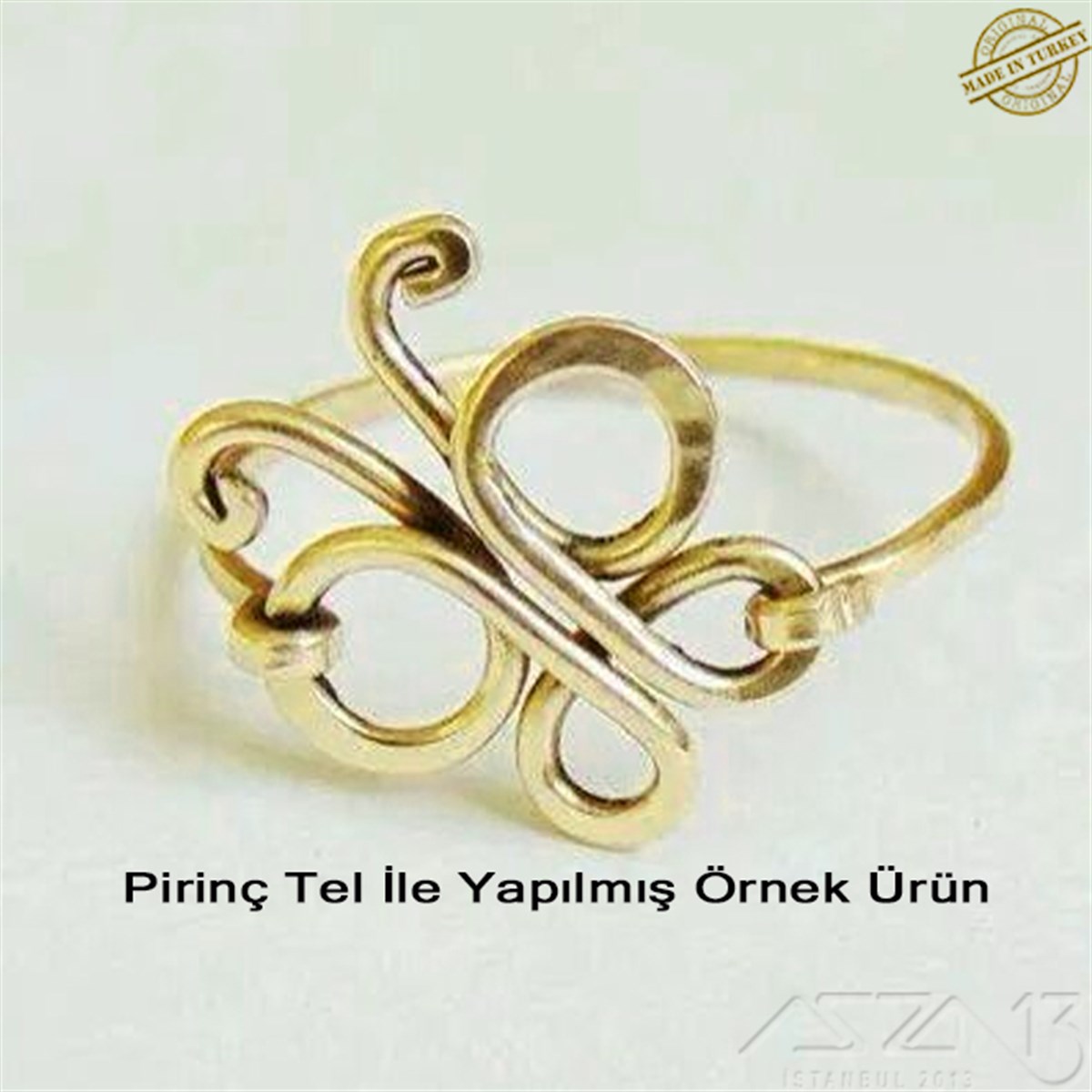 Pirinç Yuvarlak Tel / 1,4 mm / 3 Metre