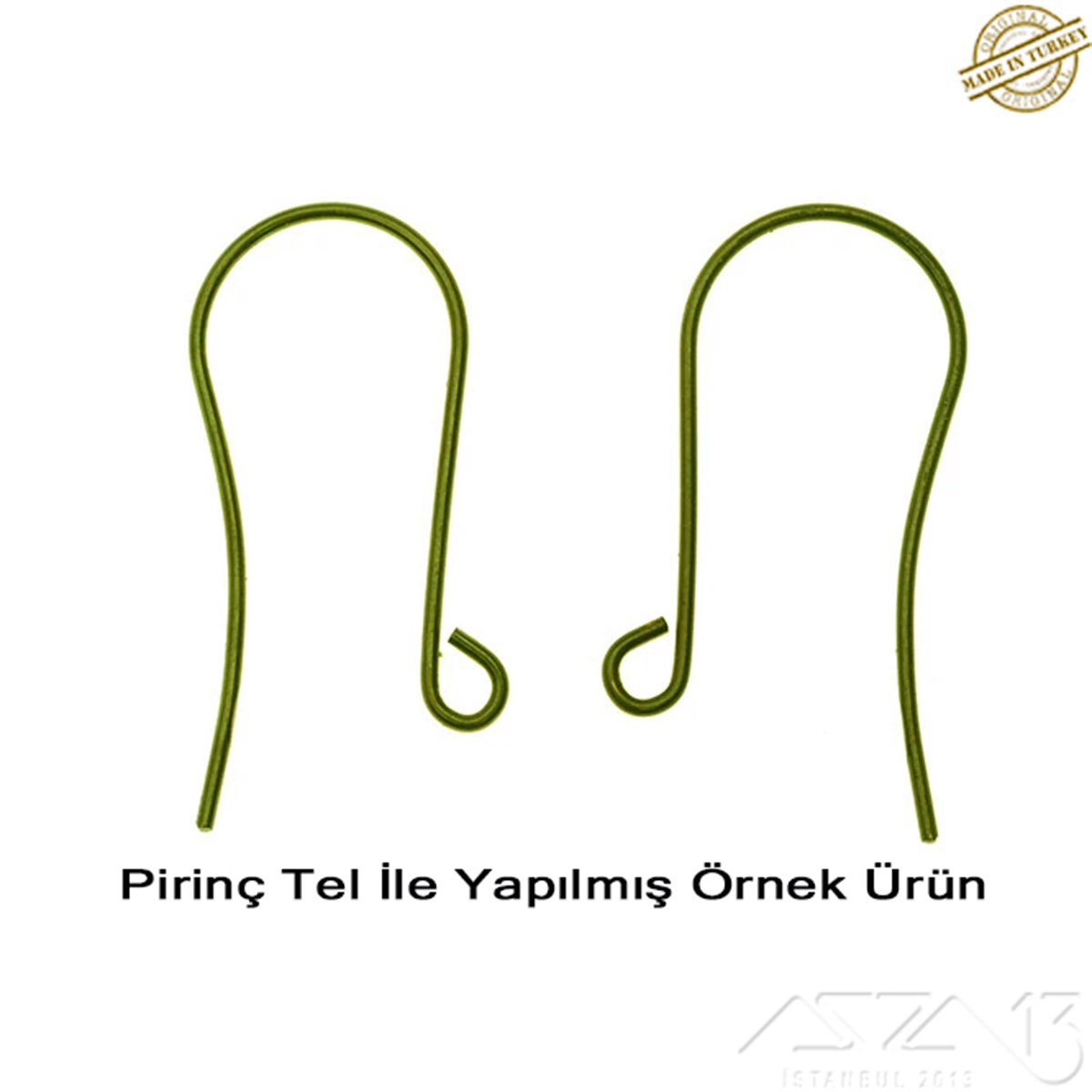 Pirinç Yuvarlak Tel / 0.8 mm / 5 Metre