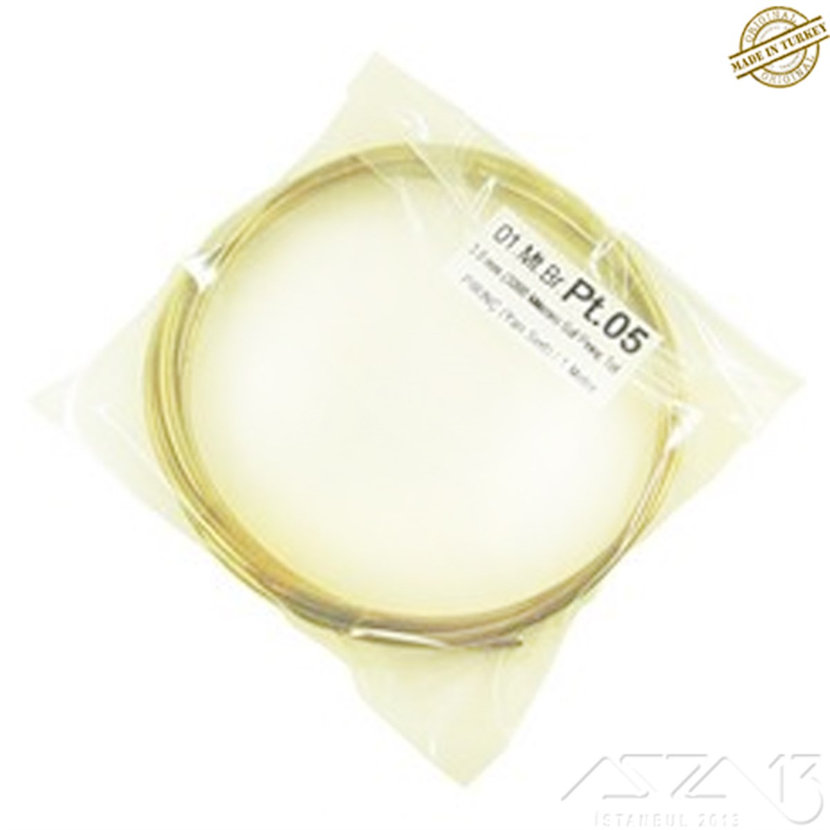 Pirinç Yuvarlak Tel / 3,0 mm / 1 Metre