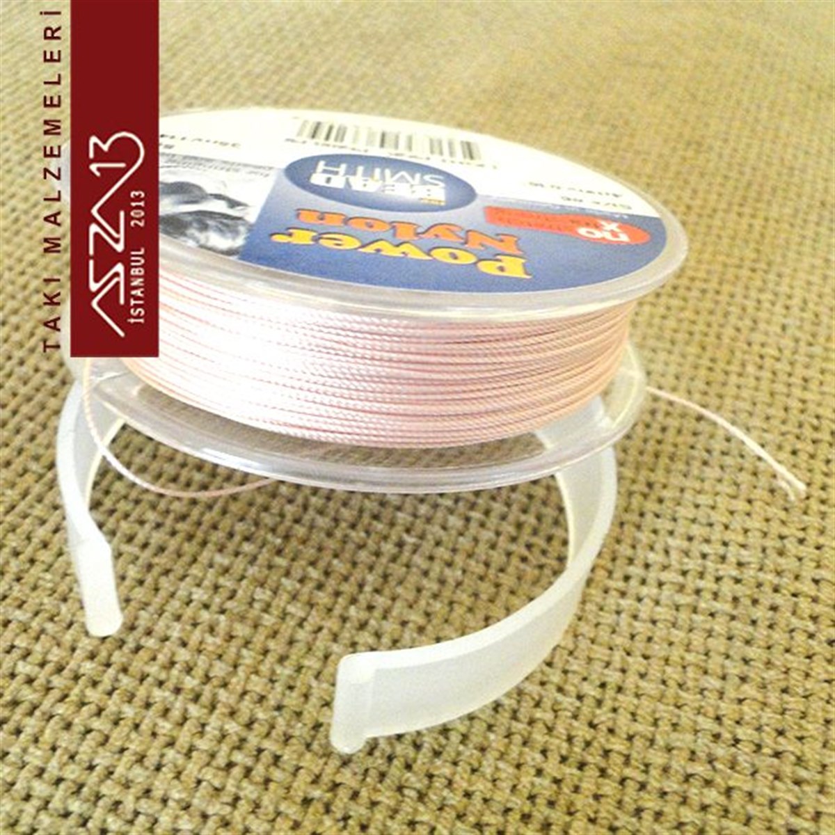 0,5 mm Power Nylon Fiber İplik / Açık Pembe