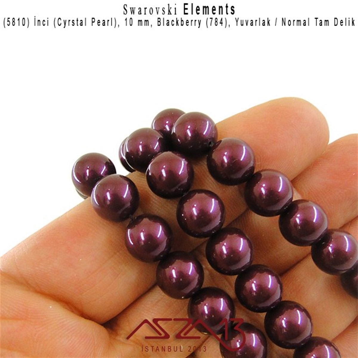 5810-784 Crystal Blackberry Pearl 10 mm (İnci) / 15 Adet