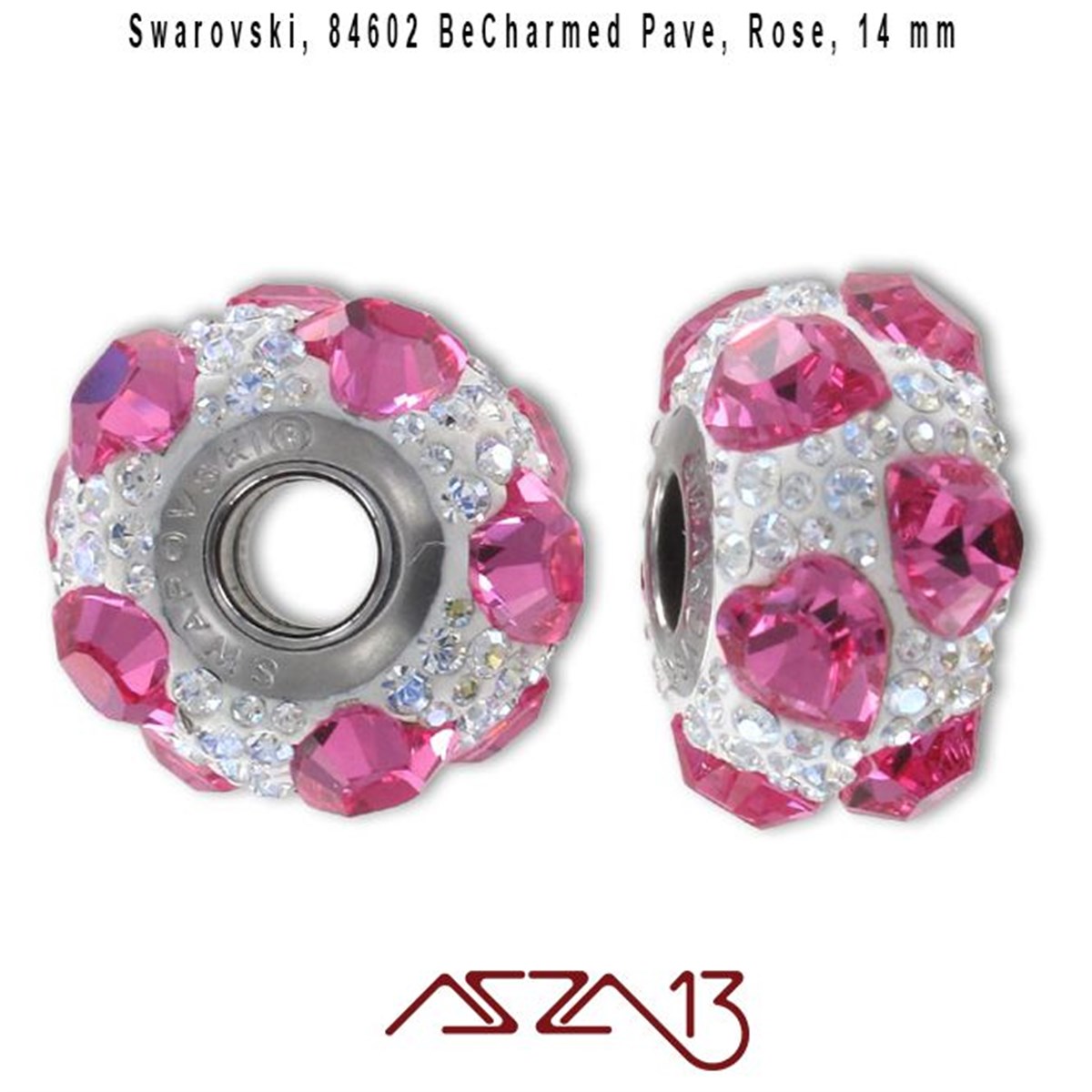 Swarovski 84602 Rose (BeCharmed Pave) 14 mm Pave