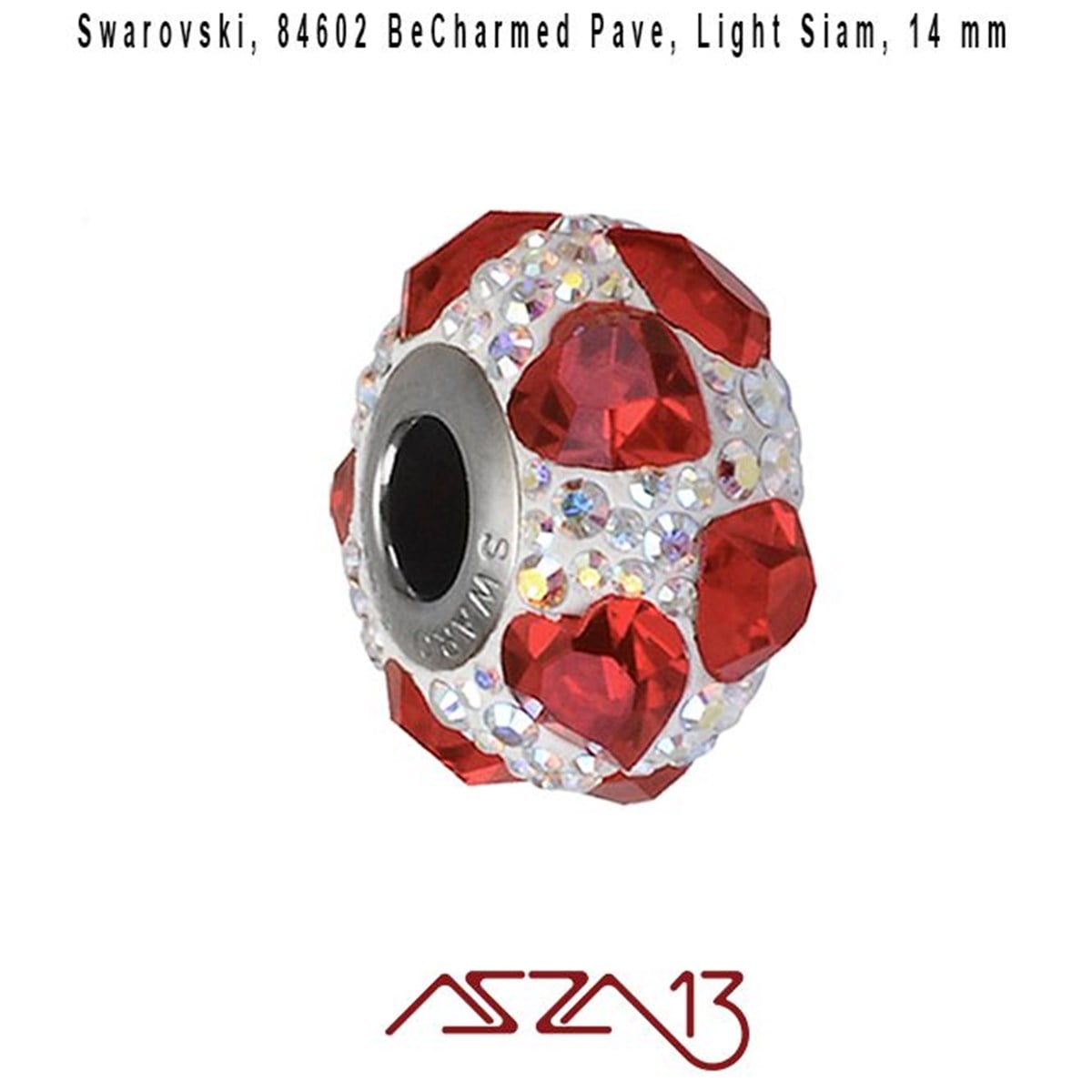 Swarovski 84602 Light Siam (BeCharmed Pave) 14 mm Pave