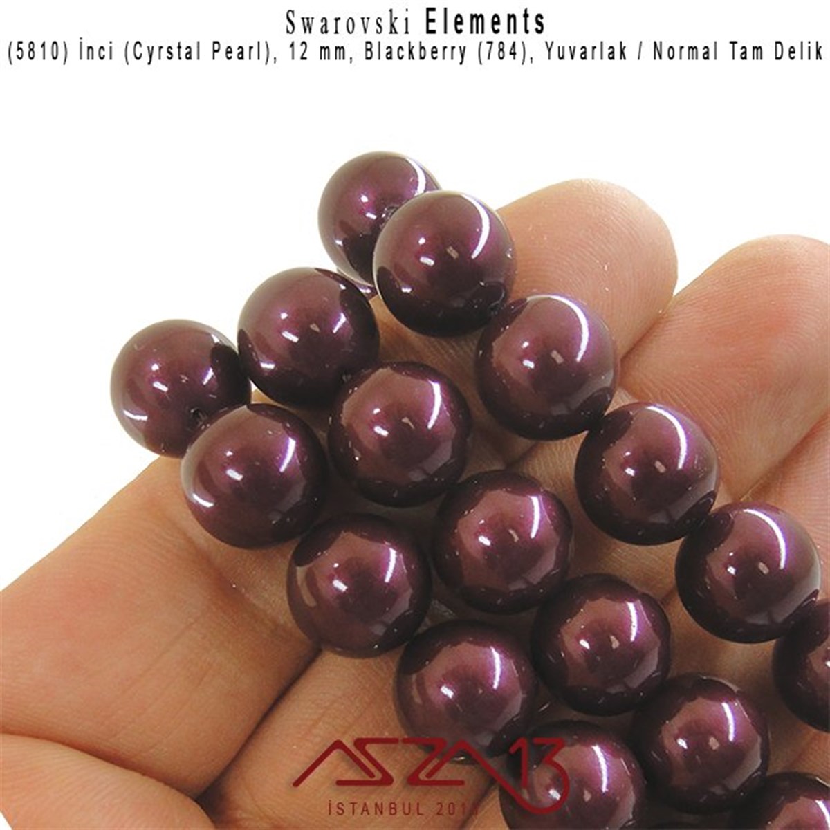 5810-784 Crystal Blackberry Pearl 12 mm (İnci) / 10 Adet
