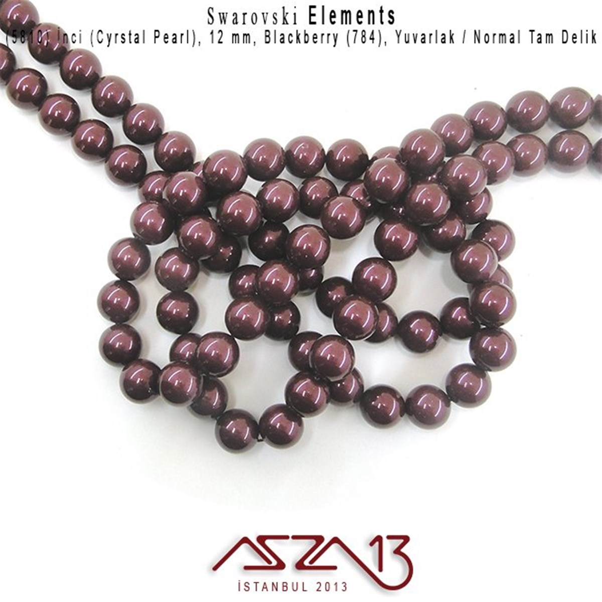 5810-784 Crystal Blackberry Pearl 12 mm (İnci) / 10 Adet