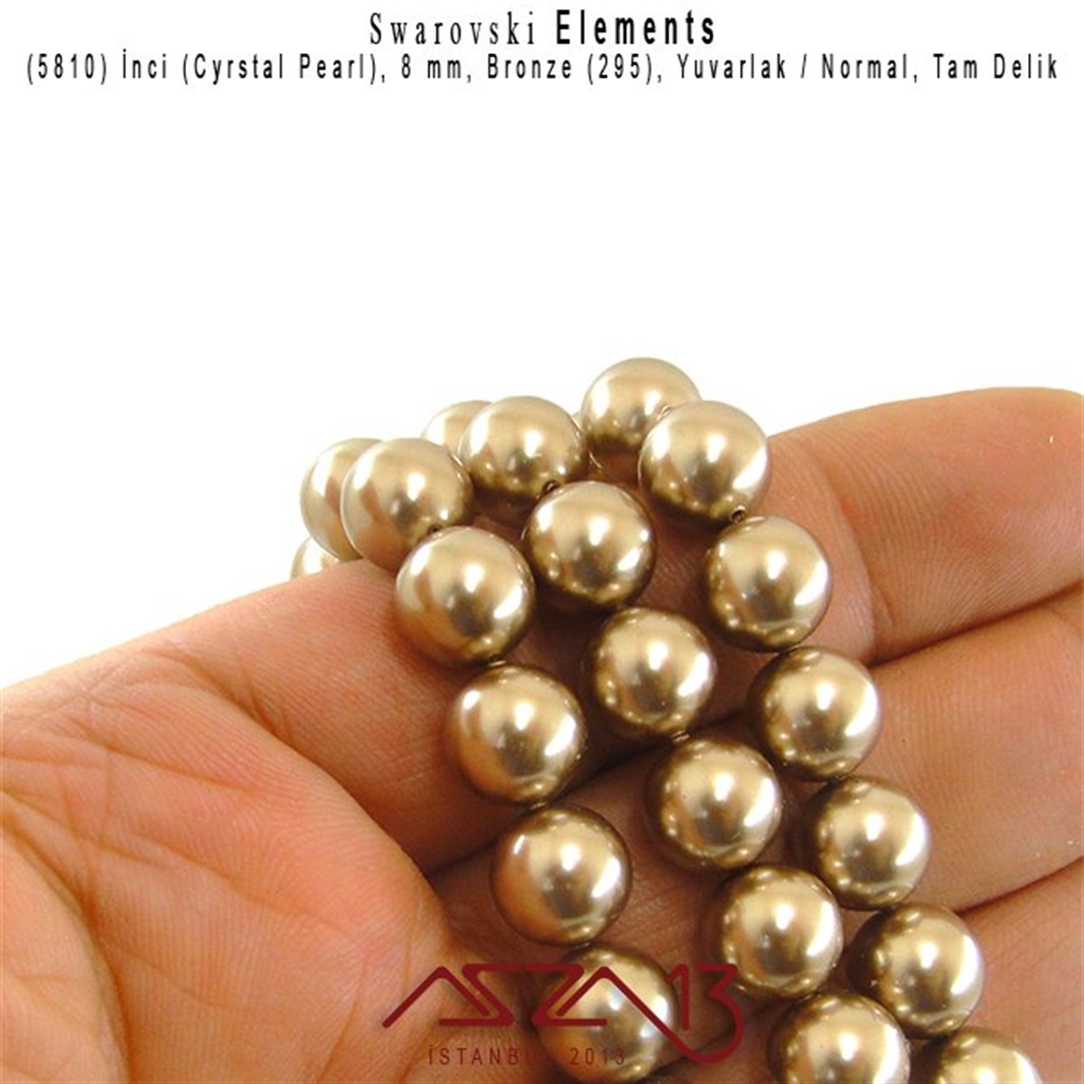 5810-295 Crystal Bronze Pearl 8 mm (İnci) / 30 Adet