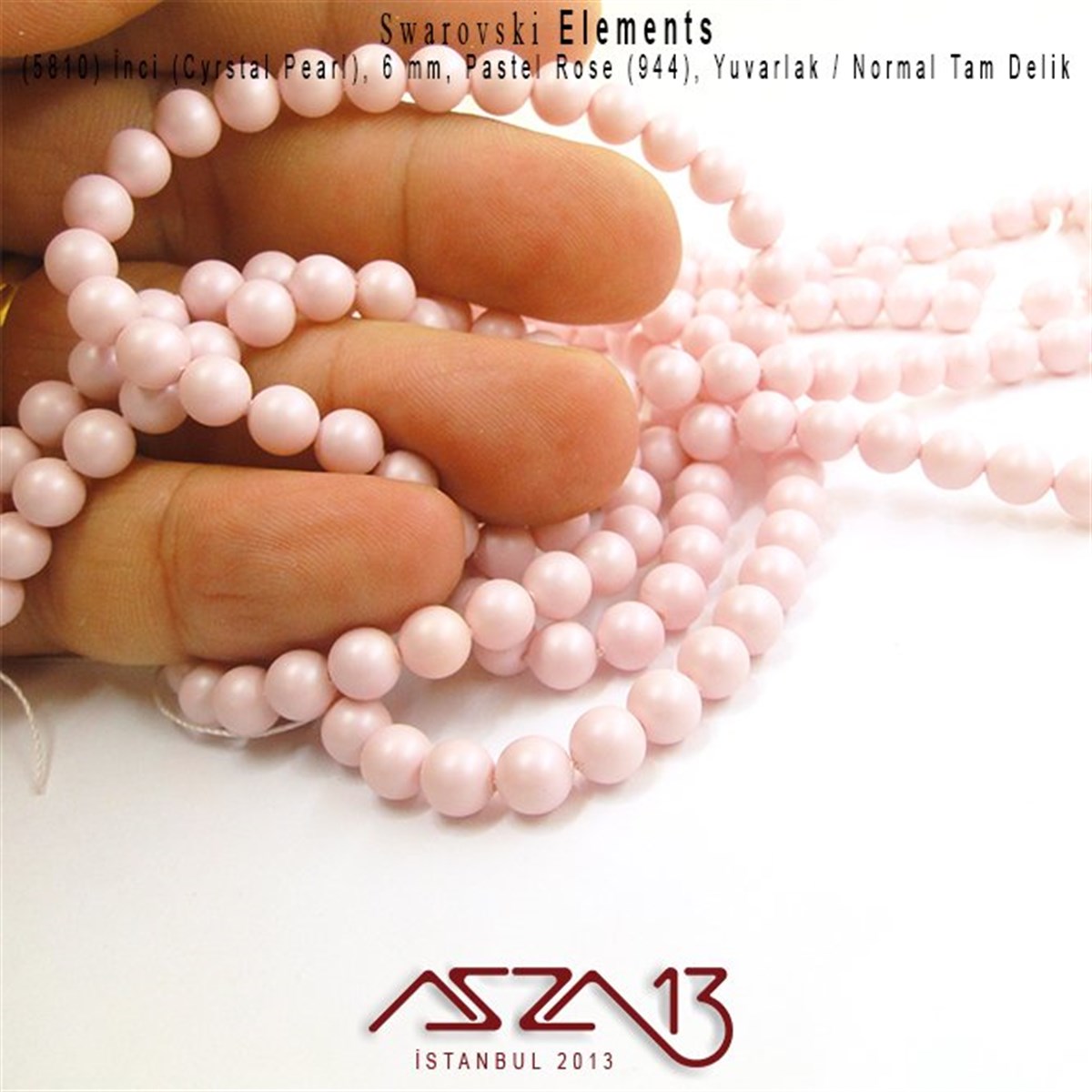 5810-944 Crystal Pastel Rose Pearl 6 mm (İnci) / 40 Adet