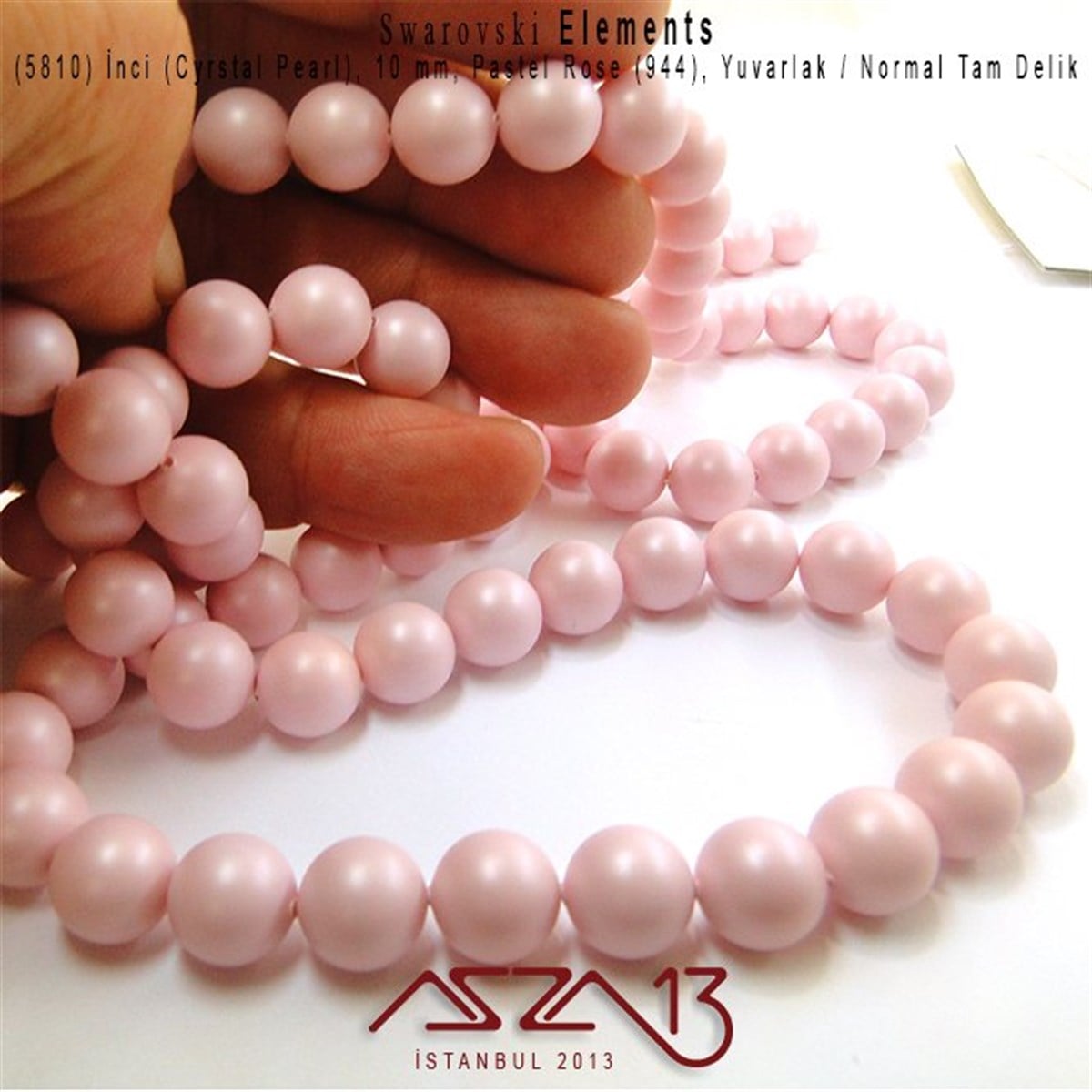 5810-944 Crystal Pastel Rose Pearl 10 mm (İnci) / 15 Adet