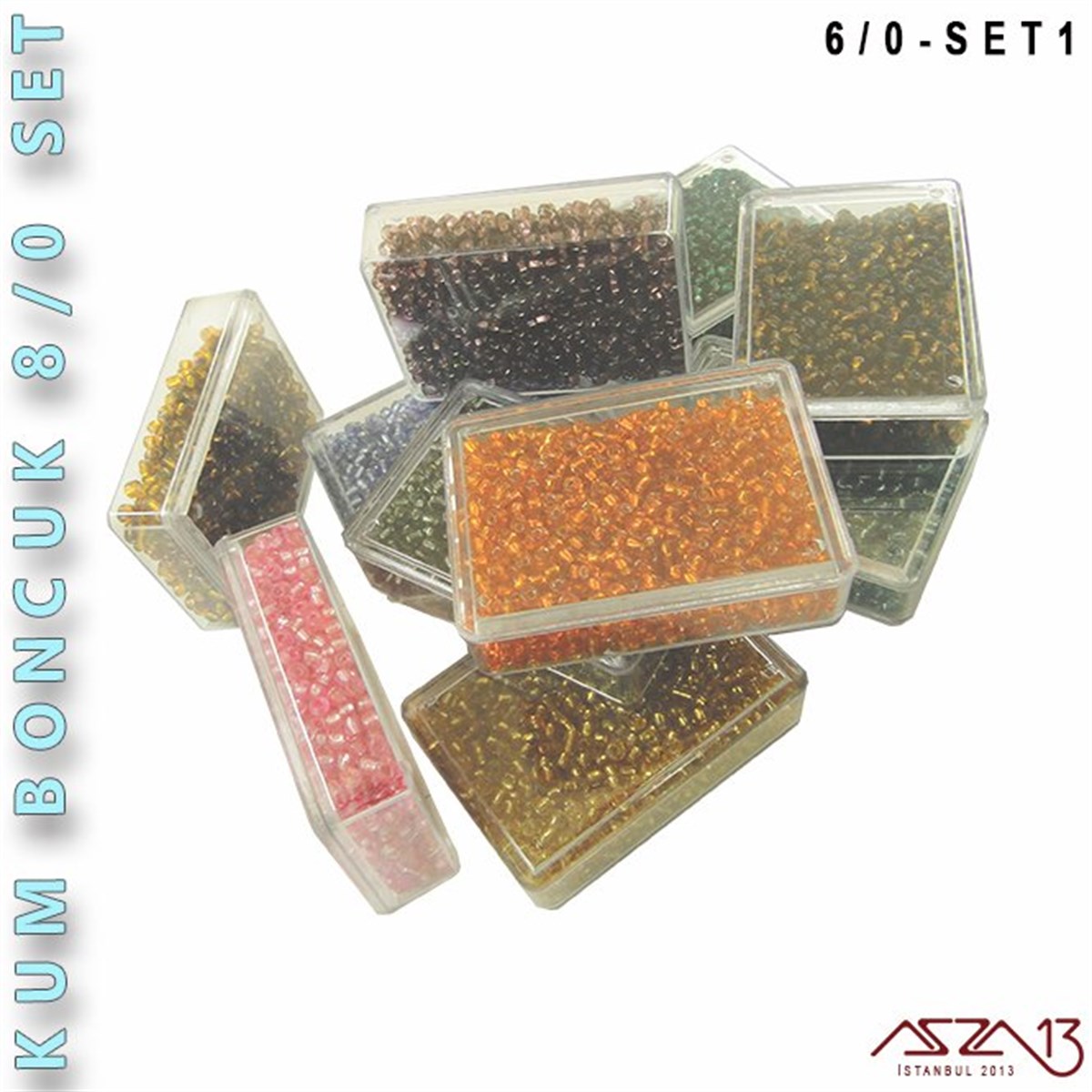 Kum Boncuk 6/0 (4,1 mm) SET 1