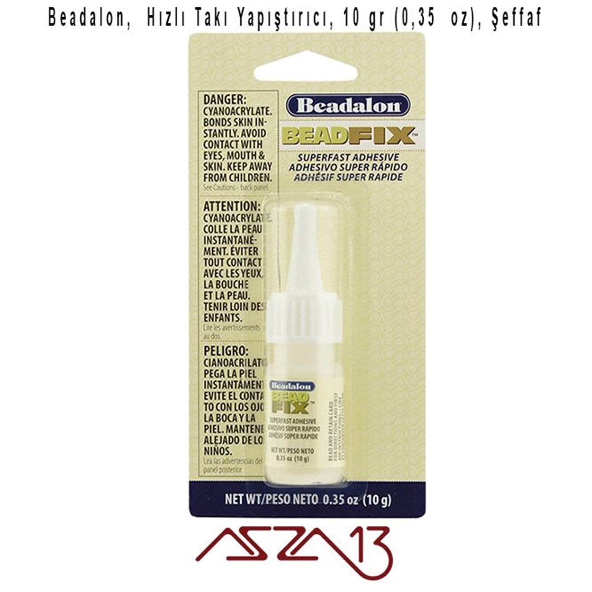 Beadalon Takı Yapımı İçin BeadFix Yapıştırıcı, 10 gr