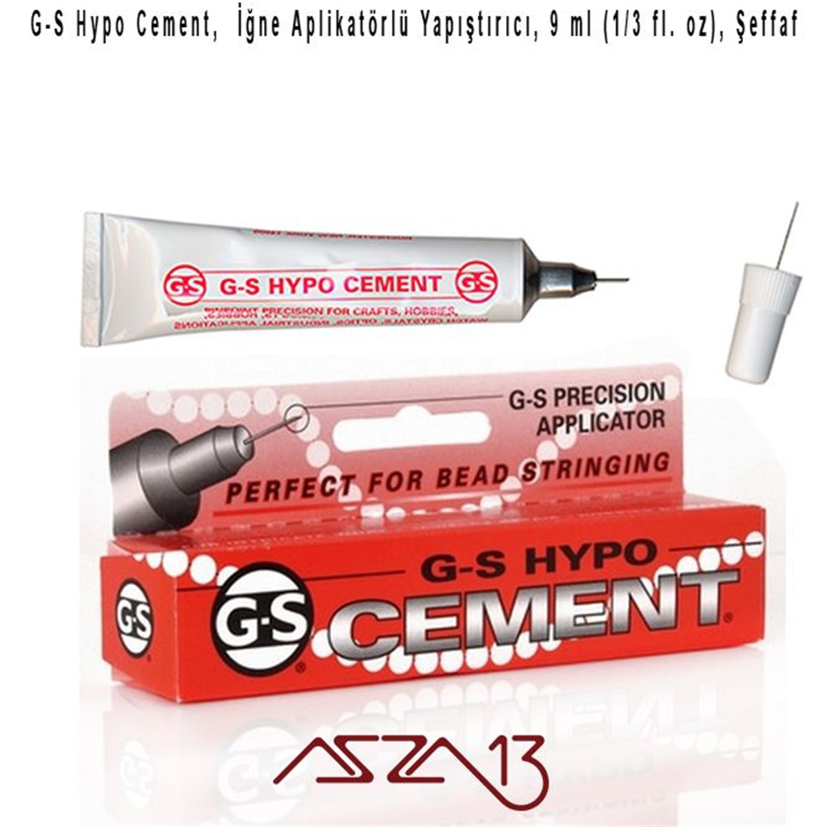 Orijinal G-S Hypo Cement İnce İşler İçin Yapıştırıcı, 9 ml