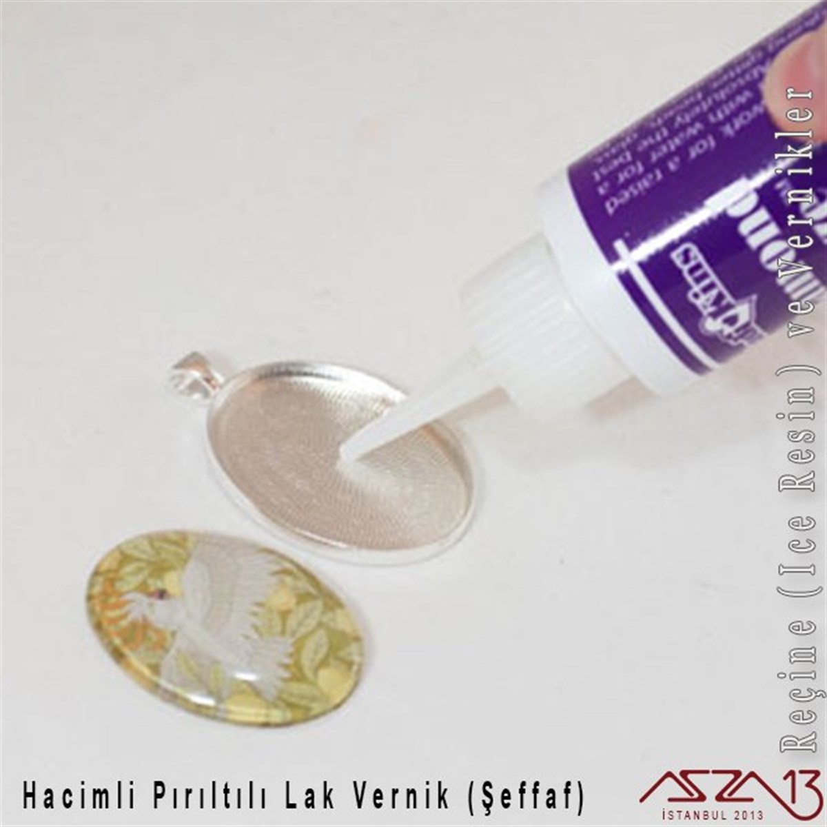 Hacimli Kristal Lak Vernik (Şeffaf İz Bırakmayan Yapıştırcı)
