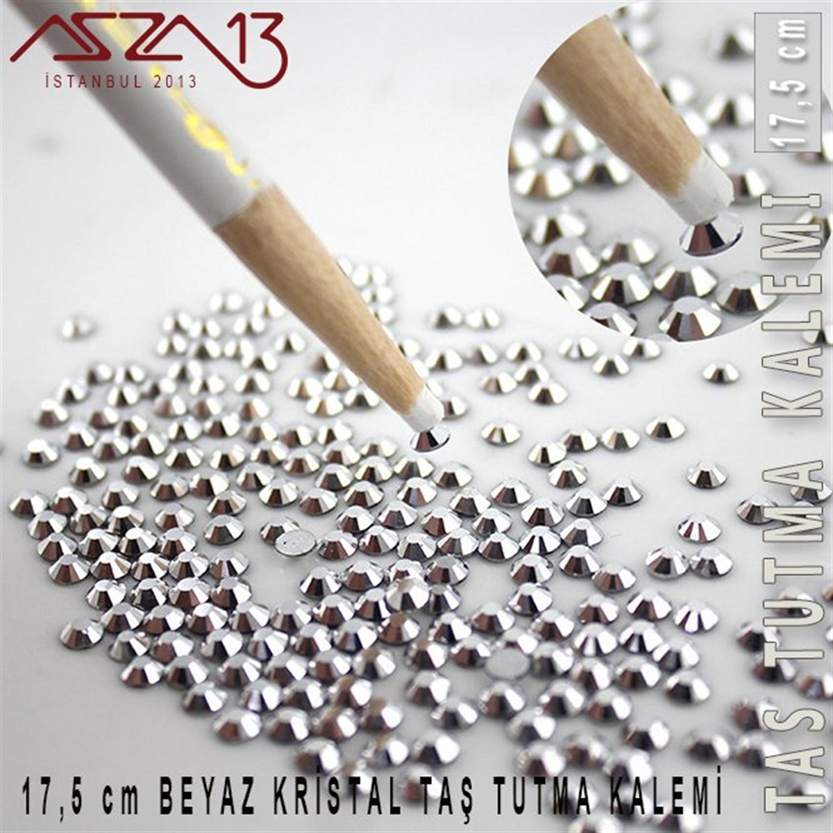 Kristal Taş Yakalama Kalemi / Paket İçeriği 1 Adet