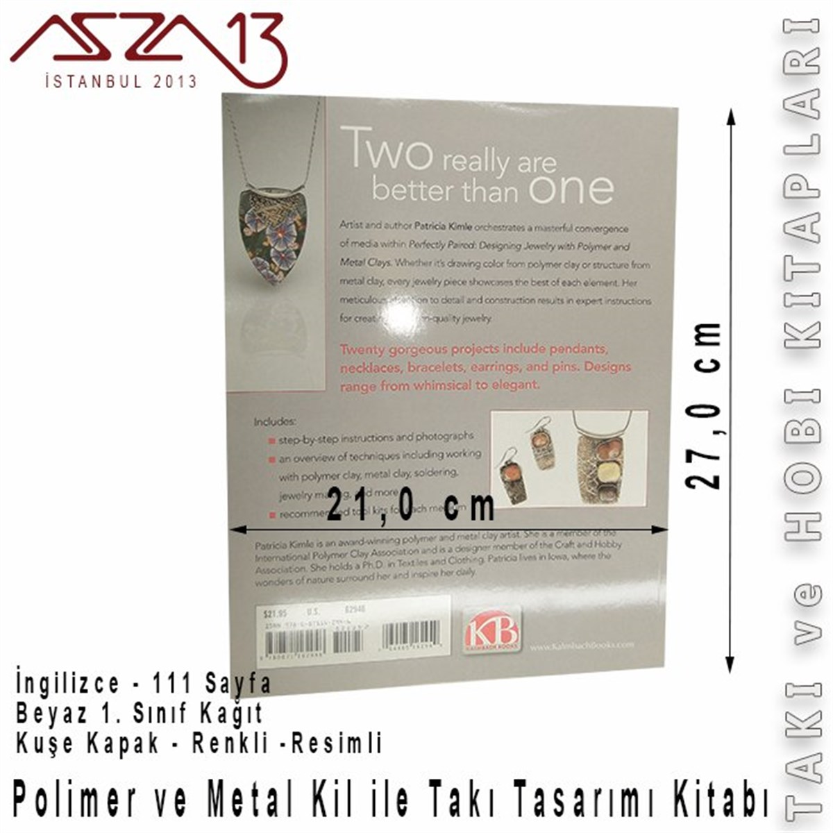 Polimer ve Metal Kil ile Takı Tasarımı İngilizce Kitap