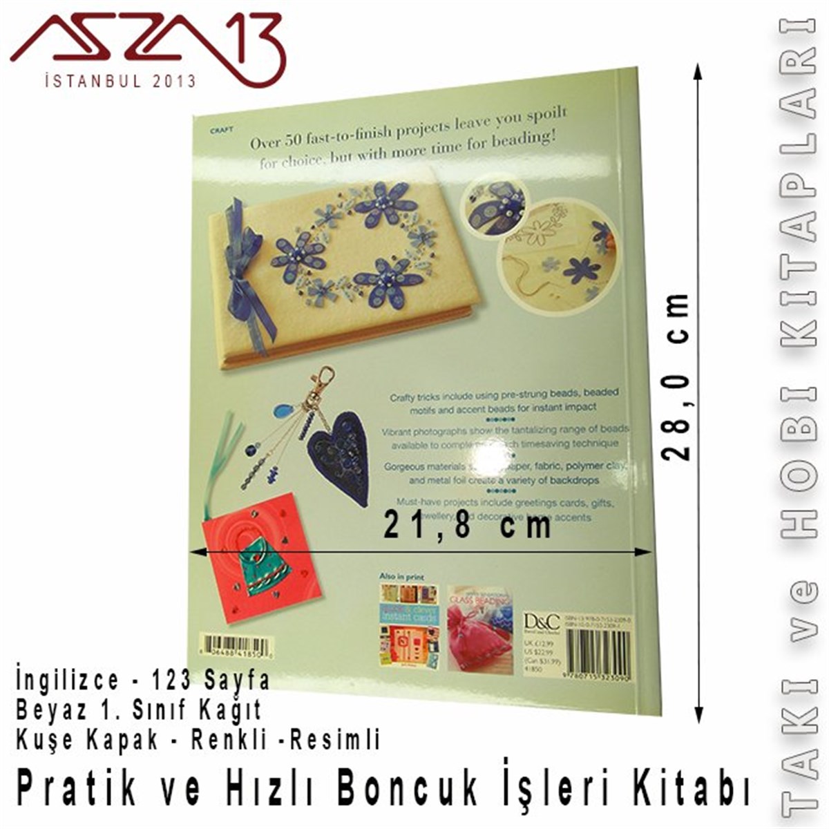 Pratik ve Hızlı Boncuk İşleri İngilizce Kitap