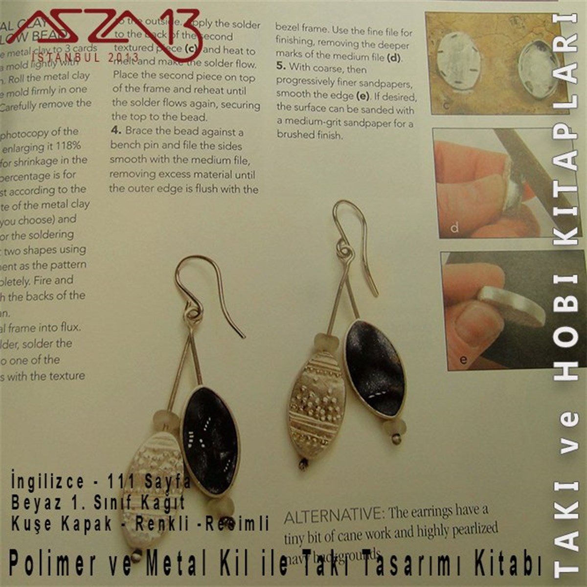 Polimer ve Metal Kil ile Takı Tasarımı İngilizce Kitap