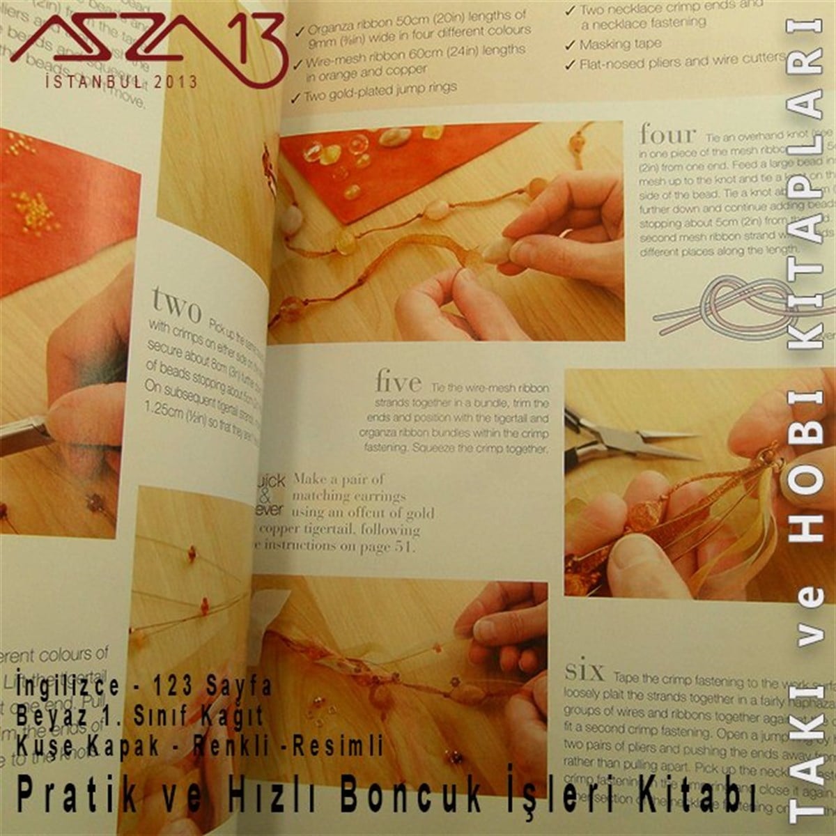 Pratik ve Hızlı Boncuk İşleri İngilizce Kitap