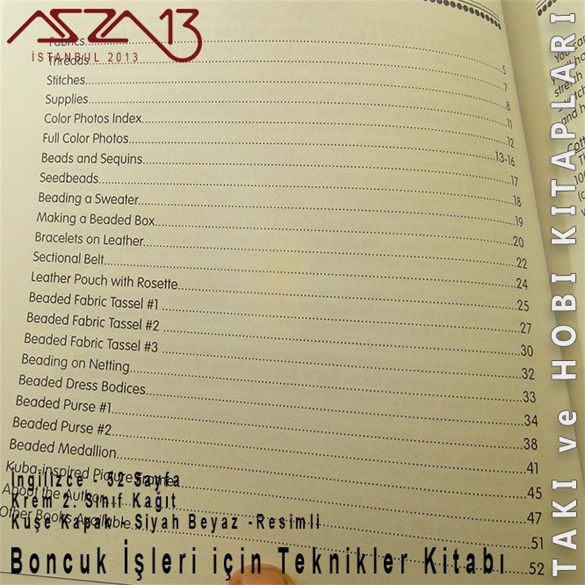 Boncuk İşleri için Teknikler İngilizce El Kitabı