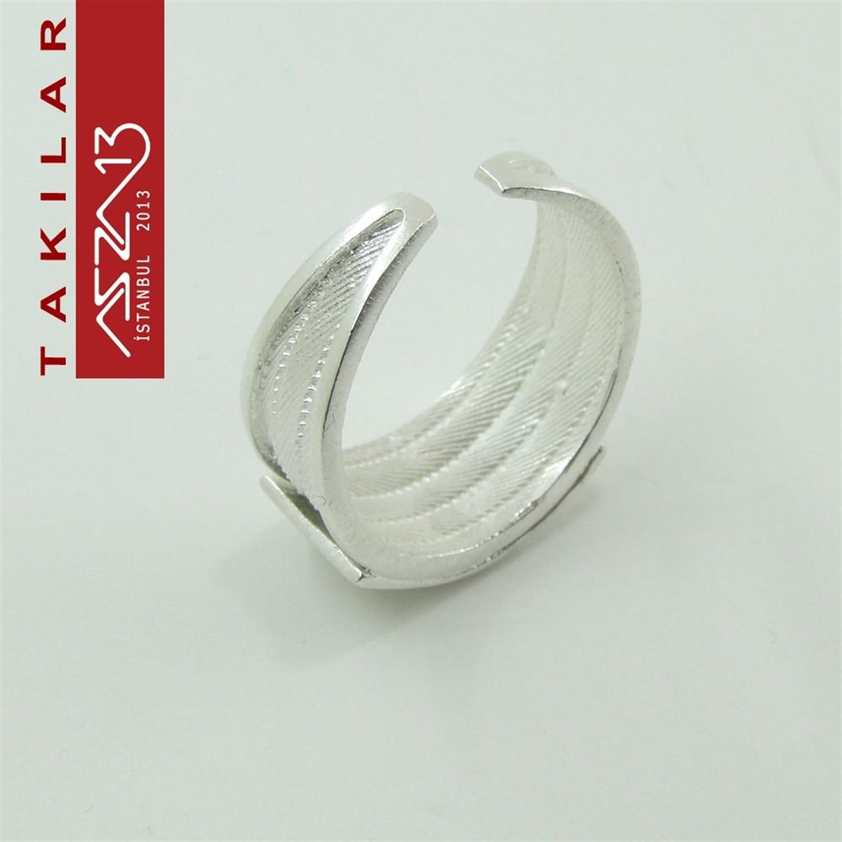 Has Gümüş Telkari Hasır Yüzük