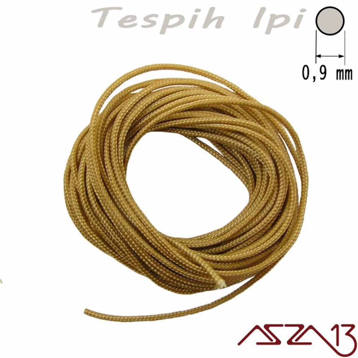 Haki 0,9 mm Tespih İpi / Paket İçeriği 3 m