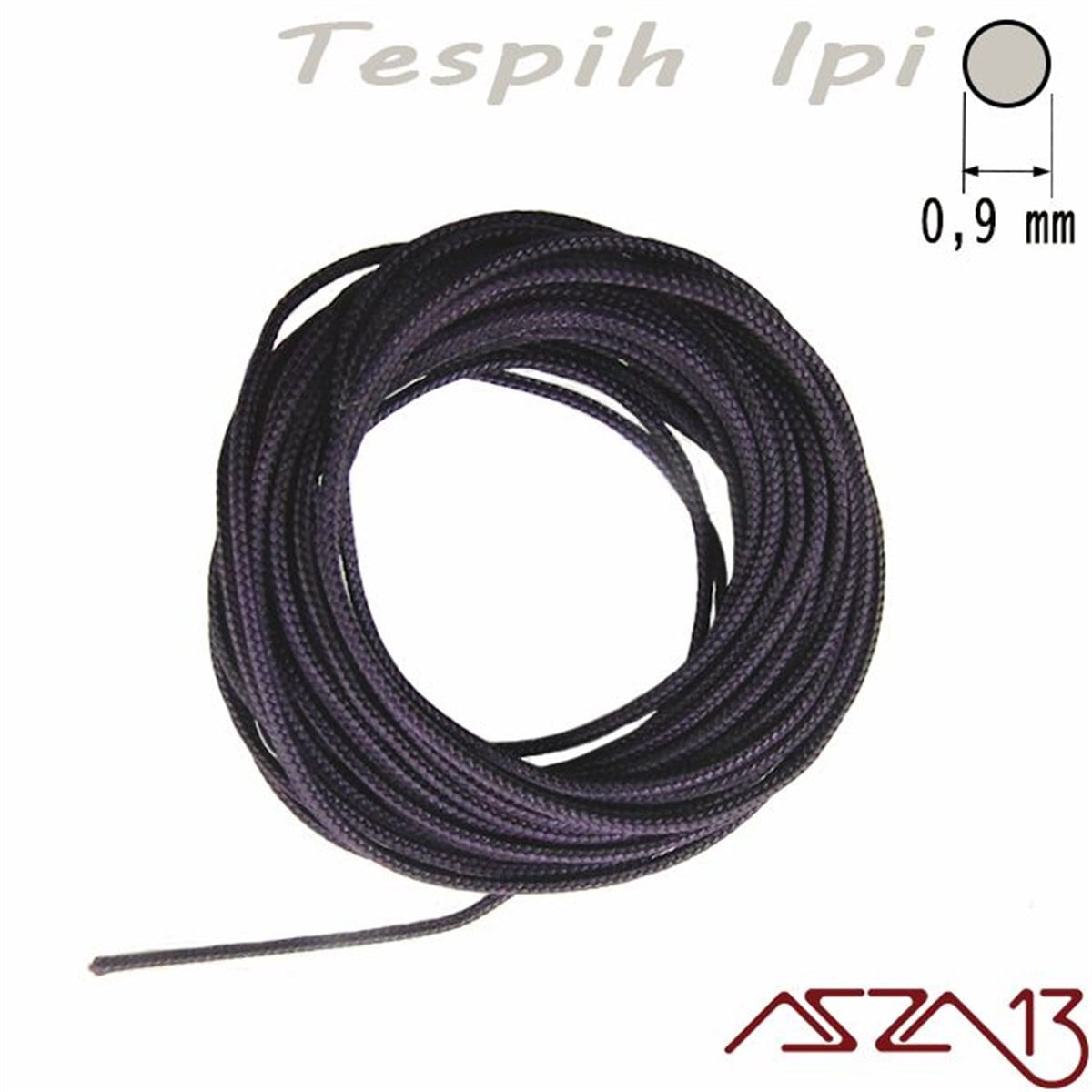 Koyu Mor 0,9 mm Tespih İpi / Paket İçeriği 3 m