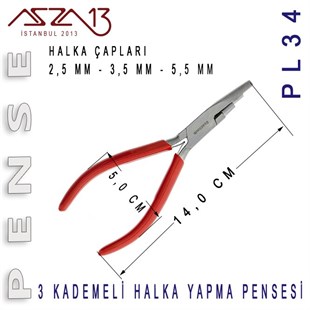 3 Kademeli Halka Yapma Pensesi