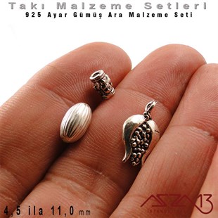 925 K - Gümüş Ara Parça Seti / 3,48 Gram