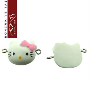 18x28mm Hello Kitty,  Boncuk / Paket İçeriği 1 Adet