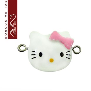 18x28mm Hello Kitty,  Boncuk / Paket İçeriği 1 Adet