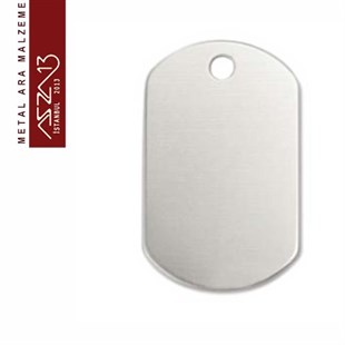 Alkeme 19x32 mm Damgalama Künyesi / Paket İçeriği 1 Adet