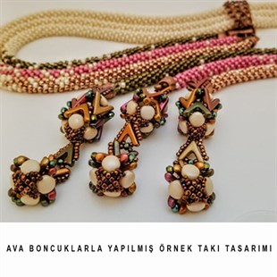 (Ava Beads) 10 mm Ancient Gold Boncuk / 4 Adet