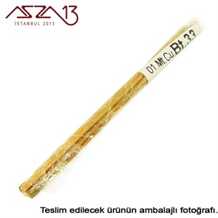2,5 mm Çapında, 12 cm Uzunluğunda Bakır Çubuk / Paket İçeriği 5 Adet