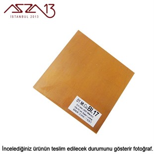 0,6 mm Bakır Levha (100 mm x 100 mm)