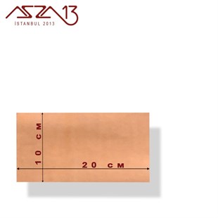 0,6mm Bakır Levha (100mm x 200mm)