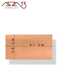 0,6mm Bakır Levha (100mm x 210mm)